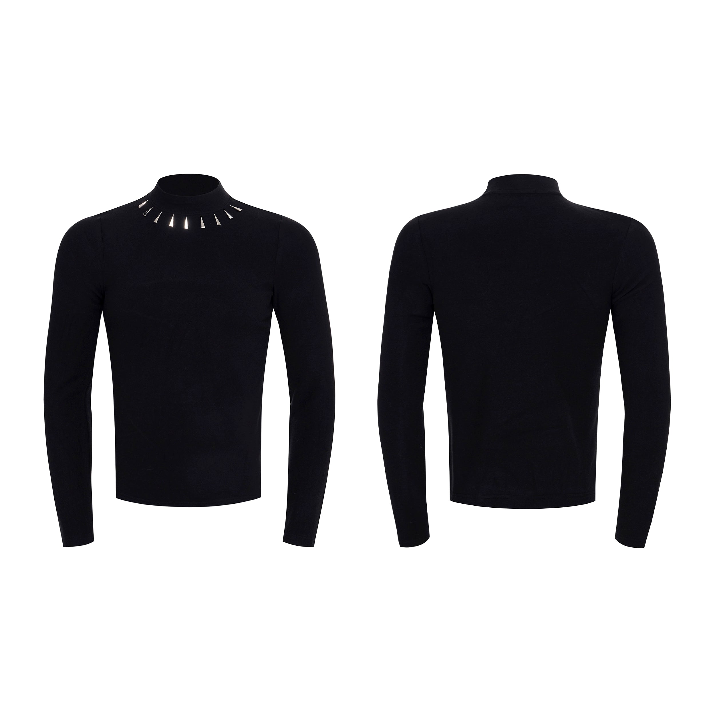 Obsidian Fang Spike Neck Top