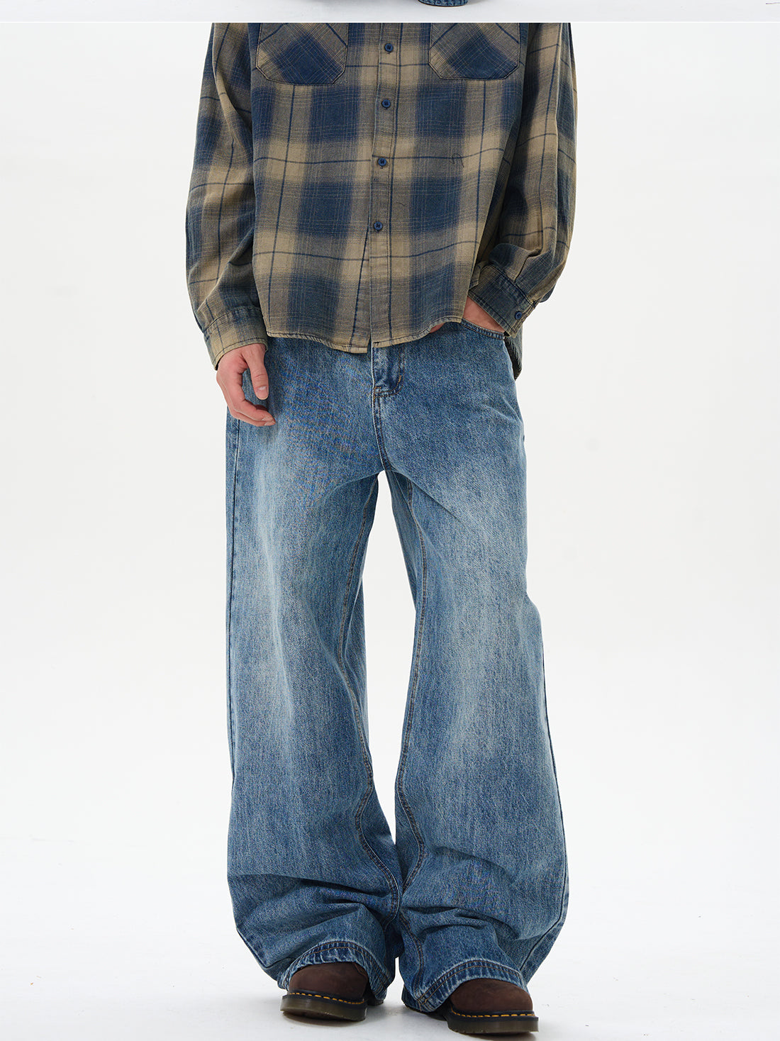 Vintage Wide Leg Baggy Jeans