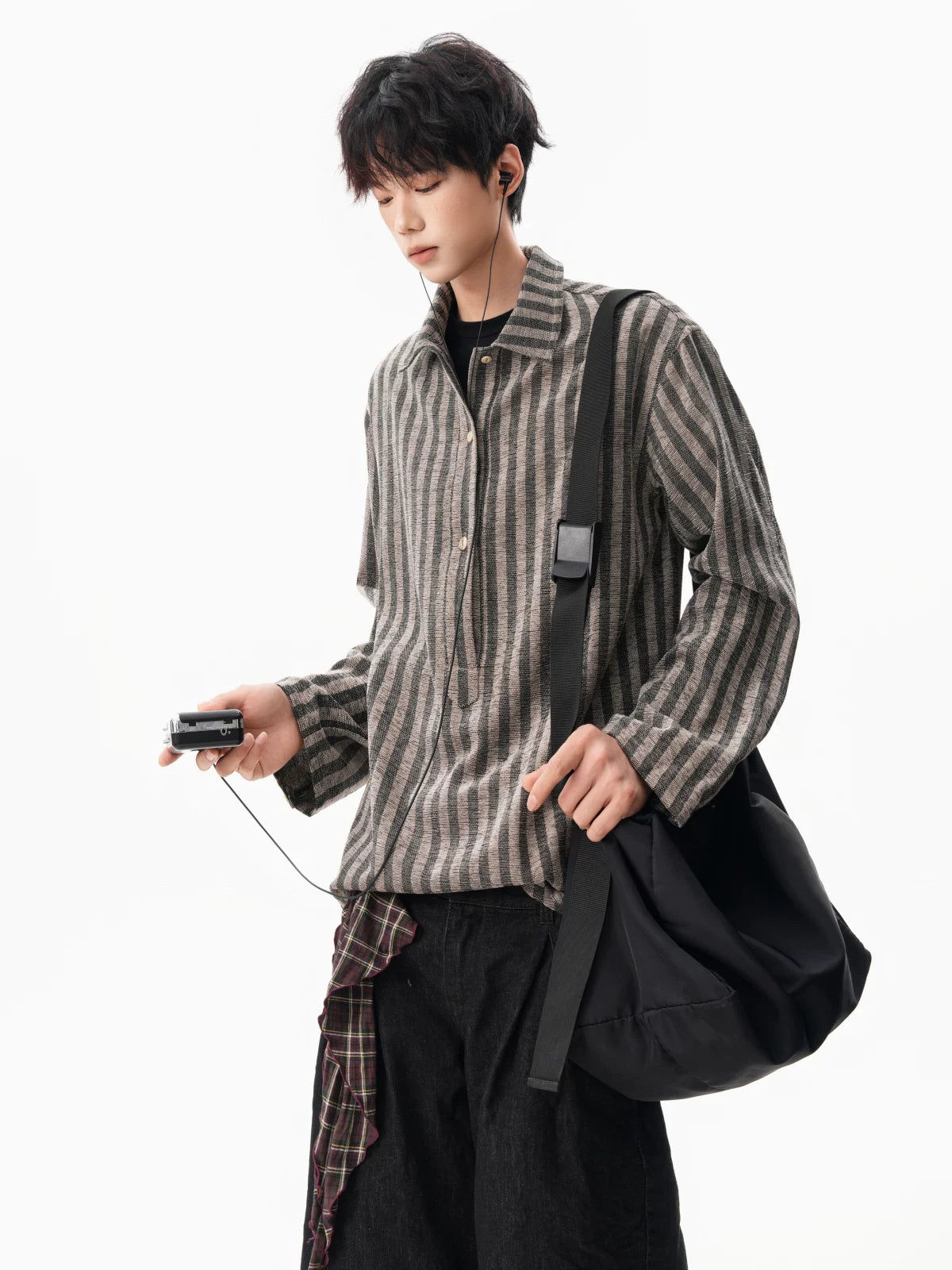 Hazel Loom Textured Stripe Shirt