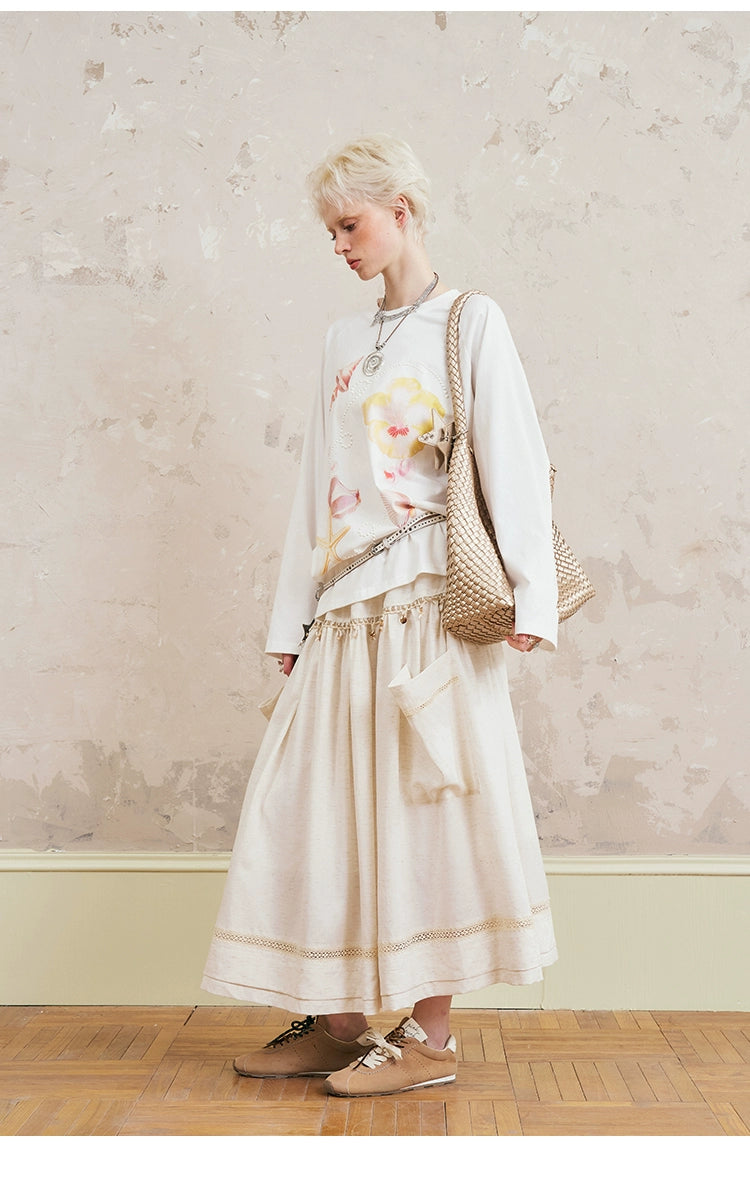 Dreamer Graphic Sweatshirt & Ruffle Skirt Set