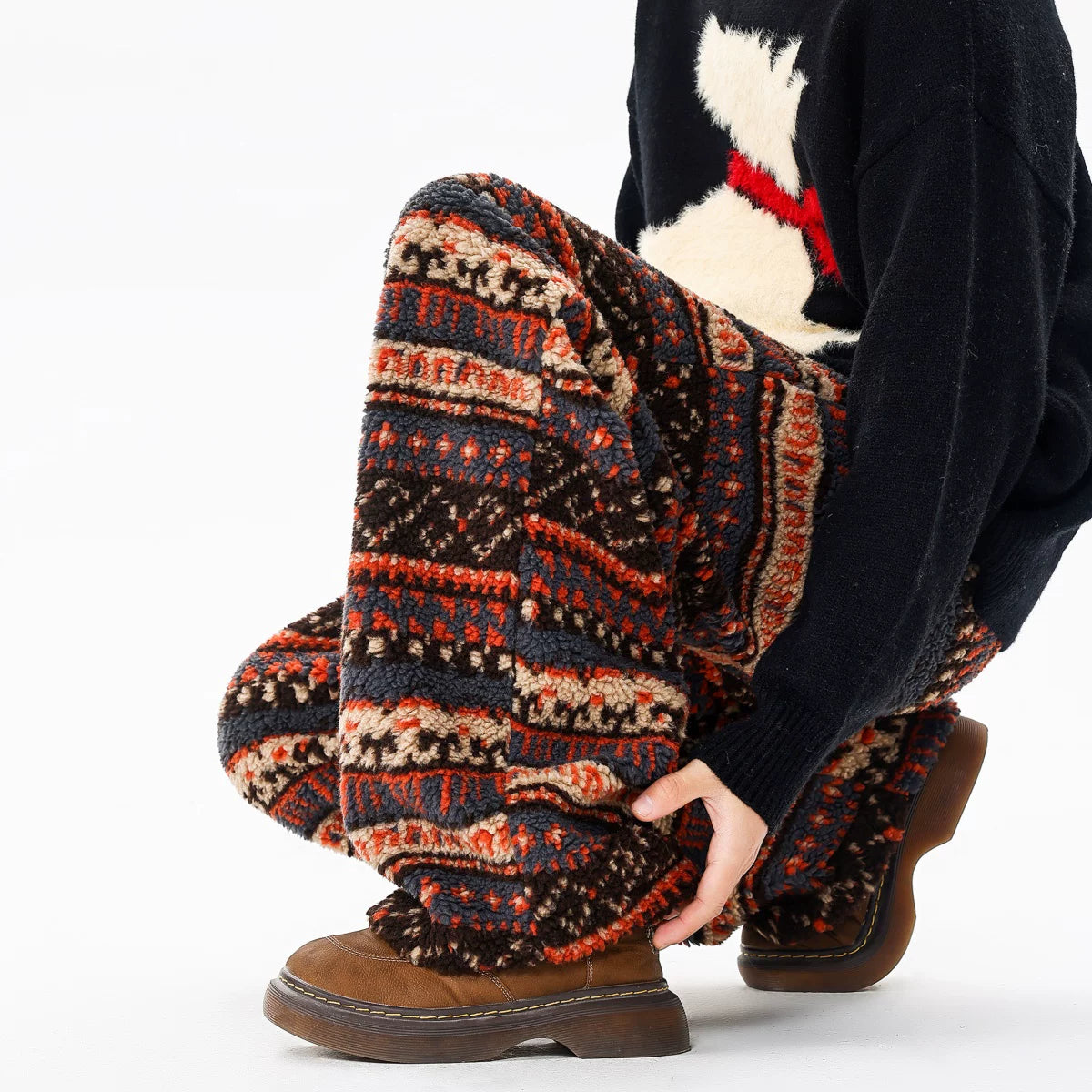 Ember Fairisle Fuzzy Lounge Pants