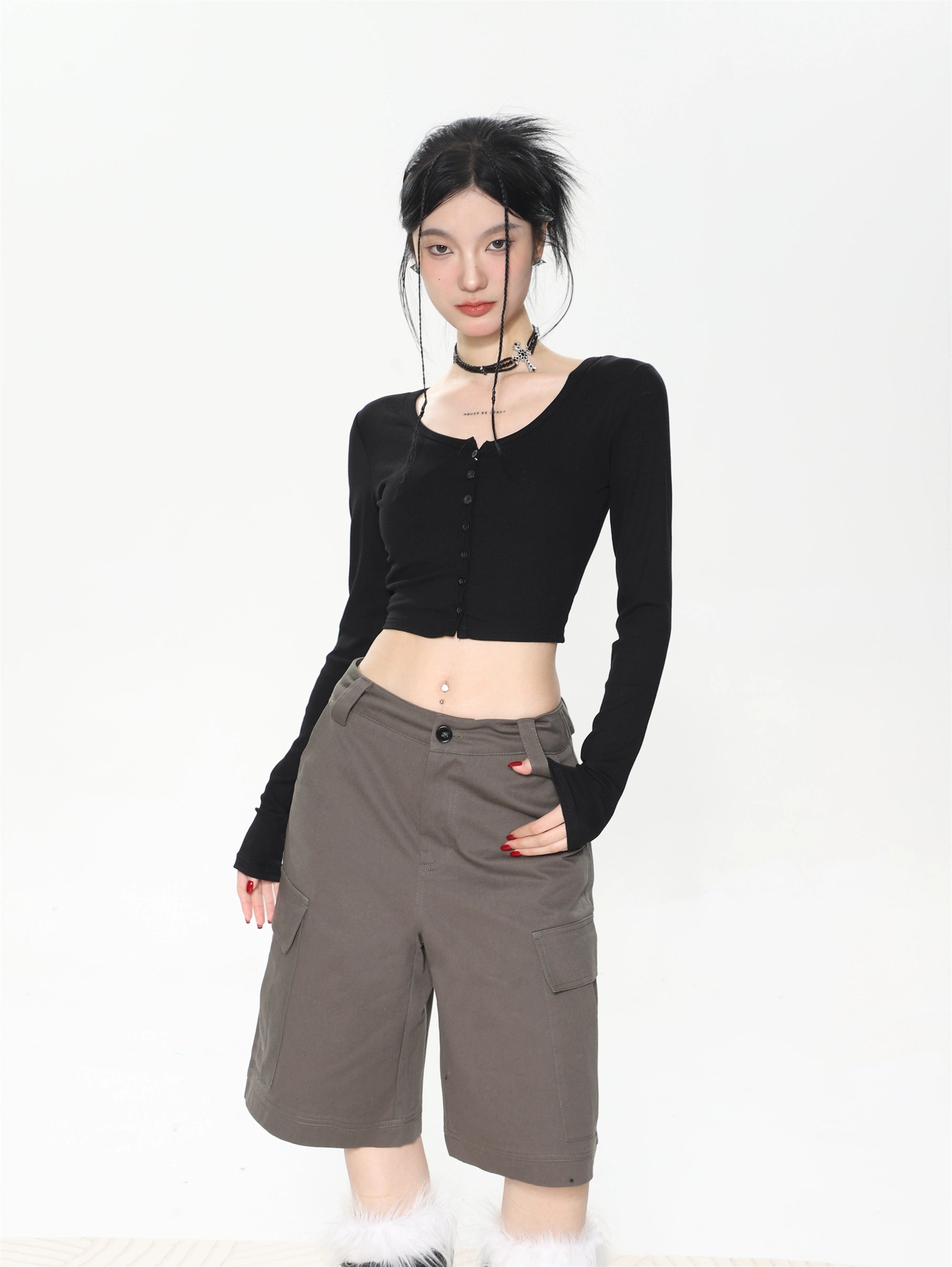 Ein-Bastel-Taste-T-Shirt Long Sleeve