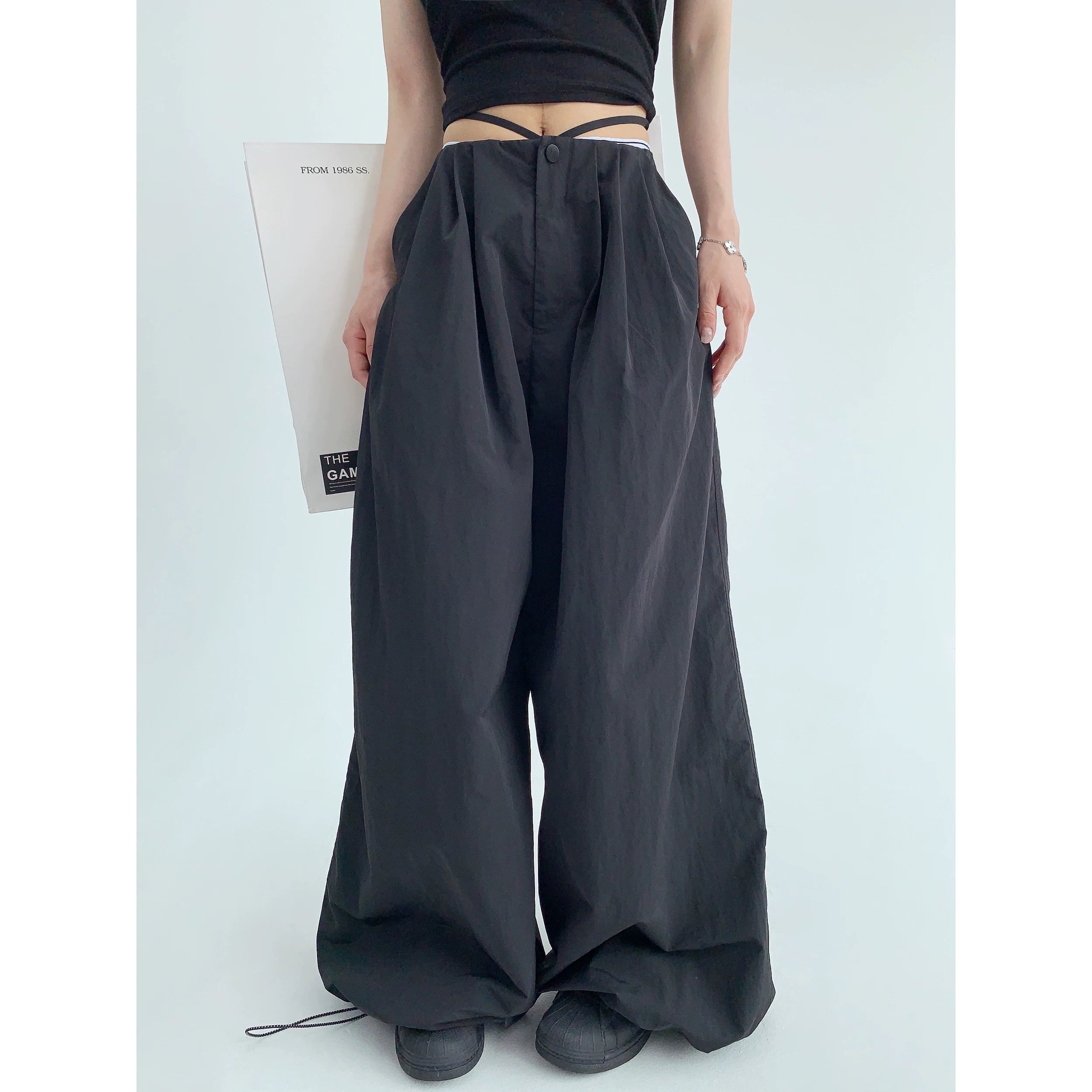 Midnight Parachute Wide Pants