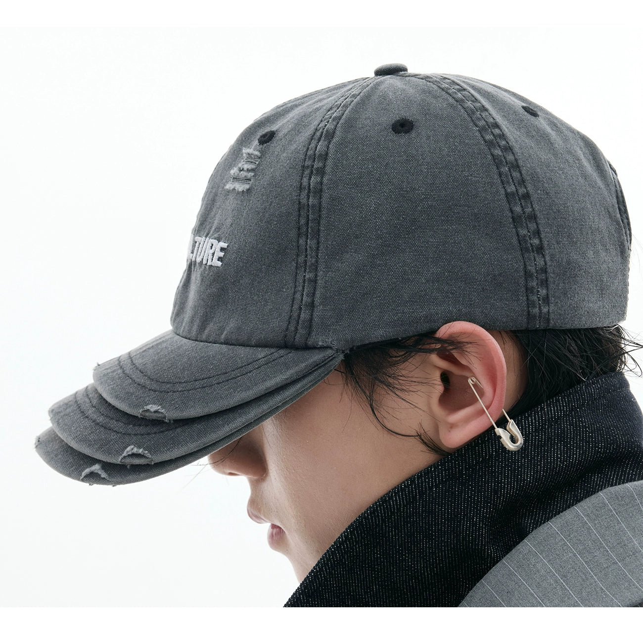 "Culture" Black Cotton Baseball Dad Cap