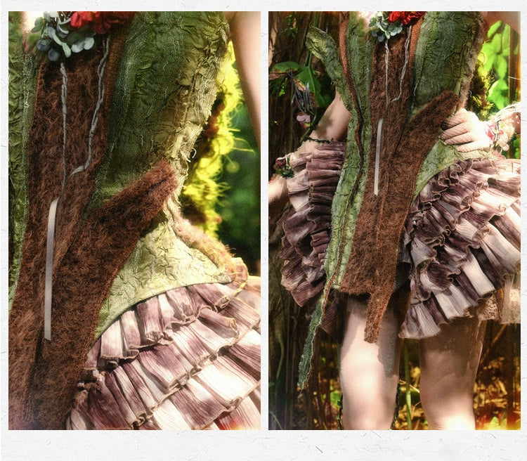 Steampunk Ruffle Corset