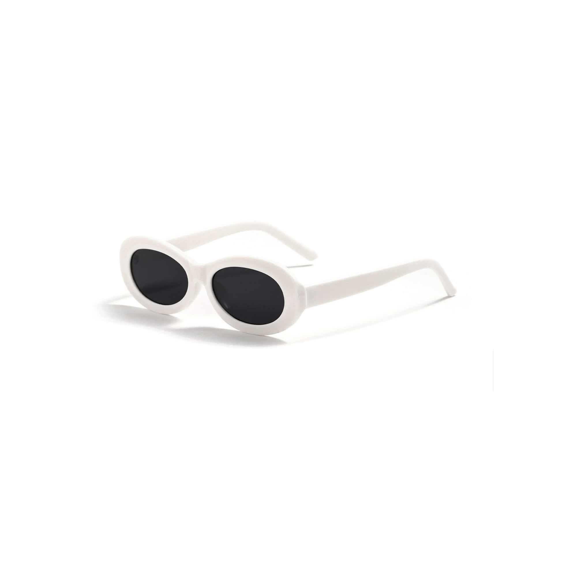 Chunky Narrow Oval Sunglasses - view 3