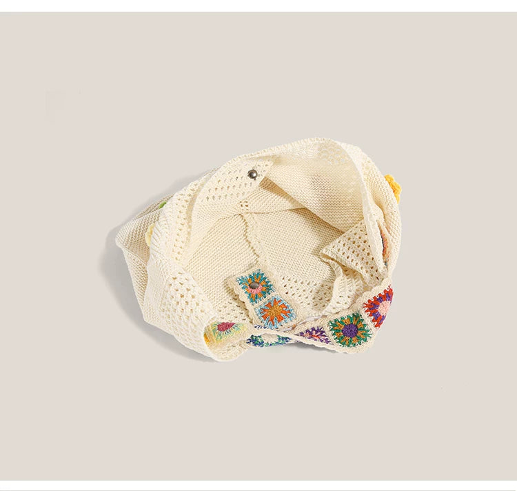 Daisy Meadow Crochet Hobo