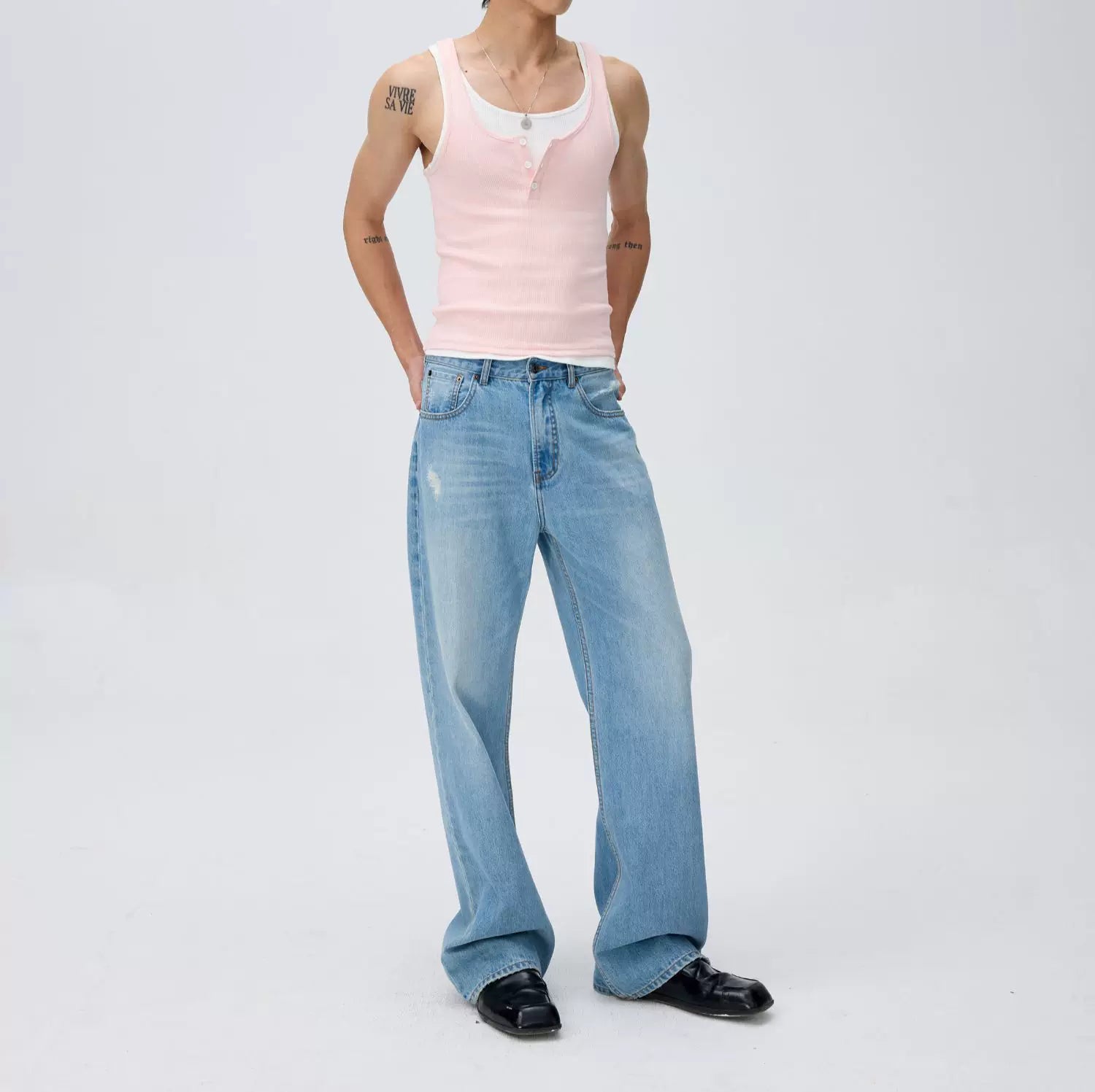 Skyfade Relaxed Bootcut Jeans