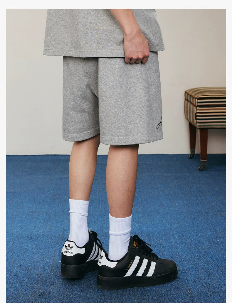 Metroline Drop-Crotch Sweat Shorts