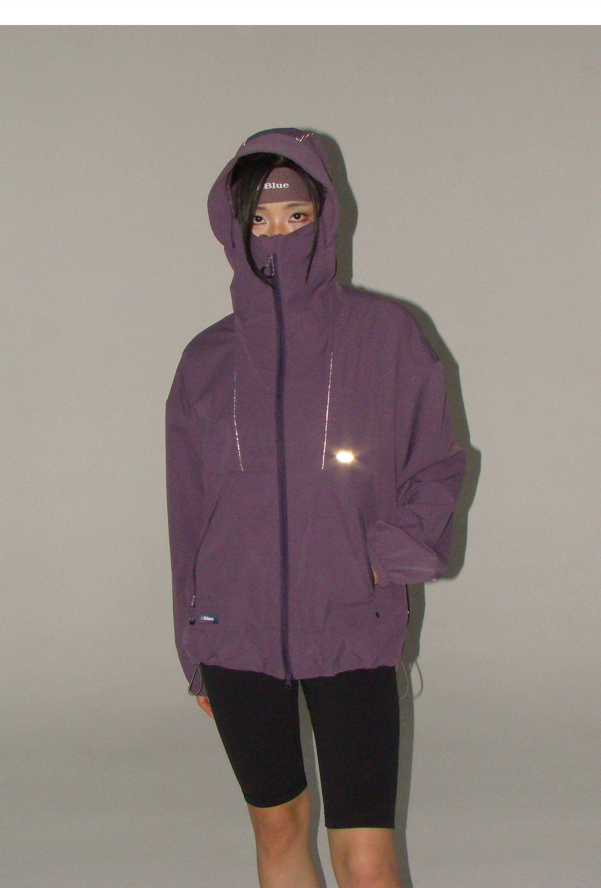 UV-Protective Hooded Windbreaker