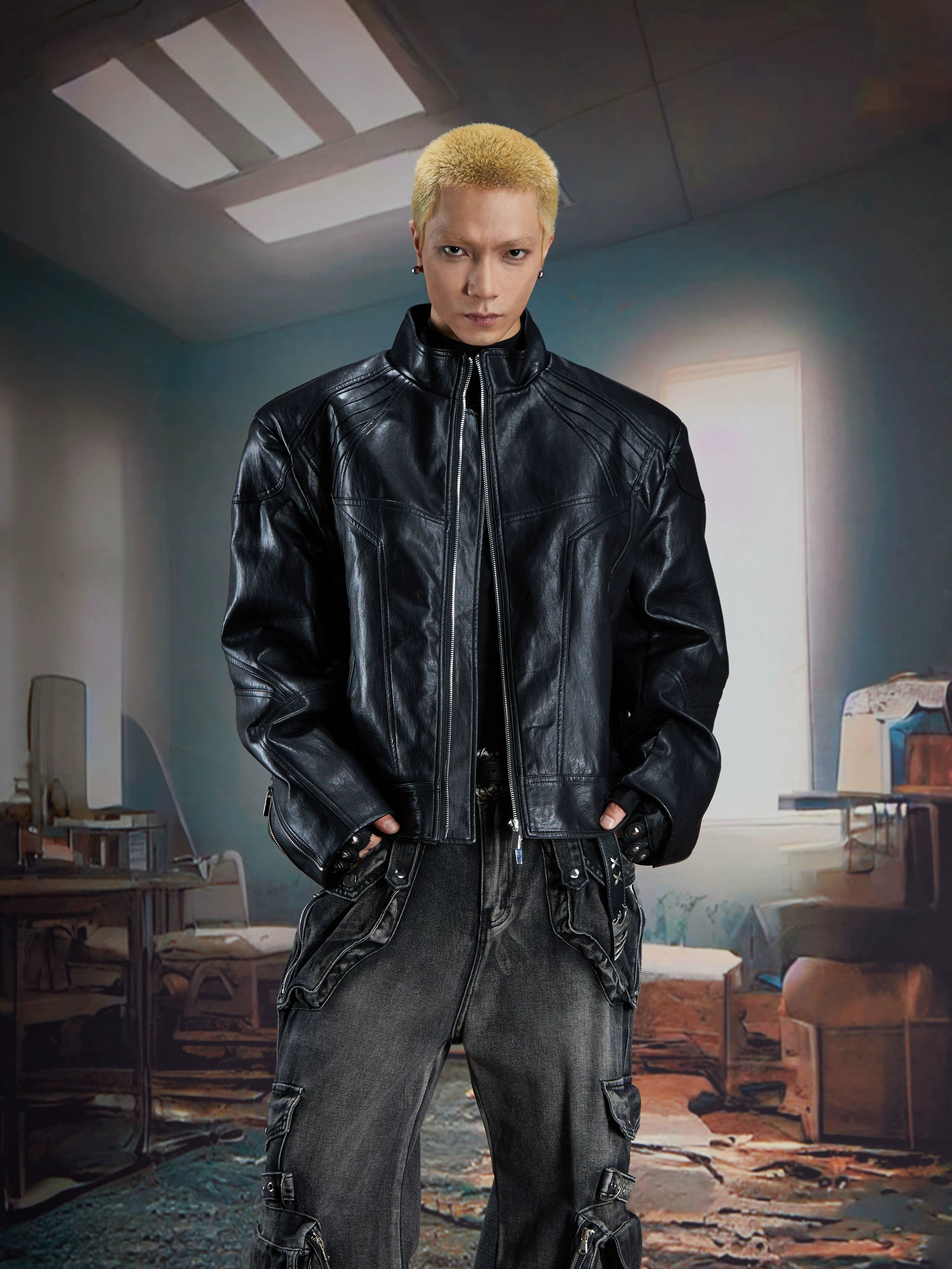 Nebula Spire Moto Jacket
