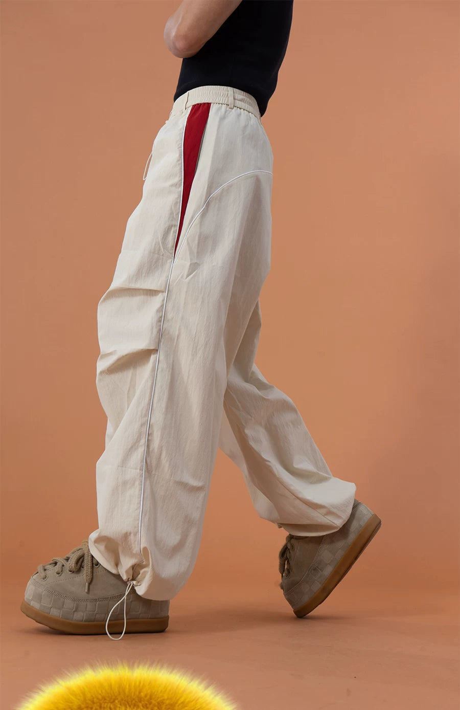 Sidewave Contrast Track Parachute Pants
