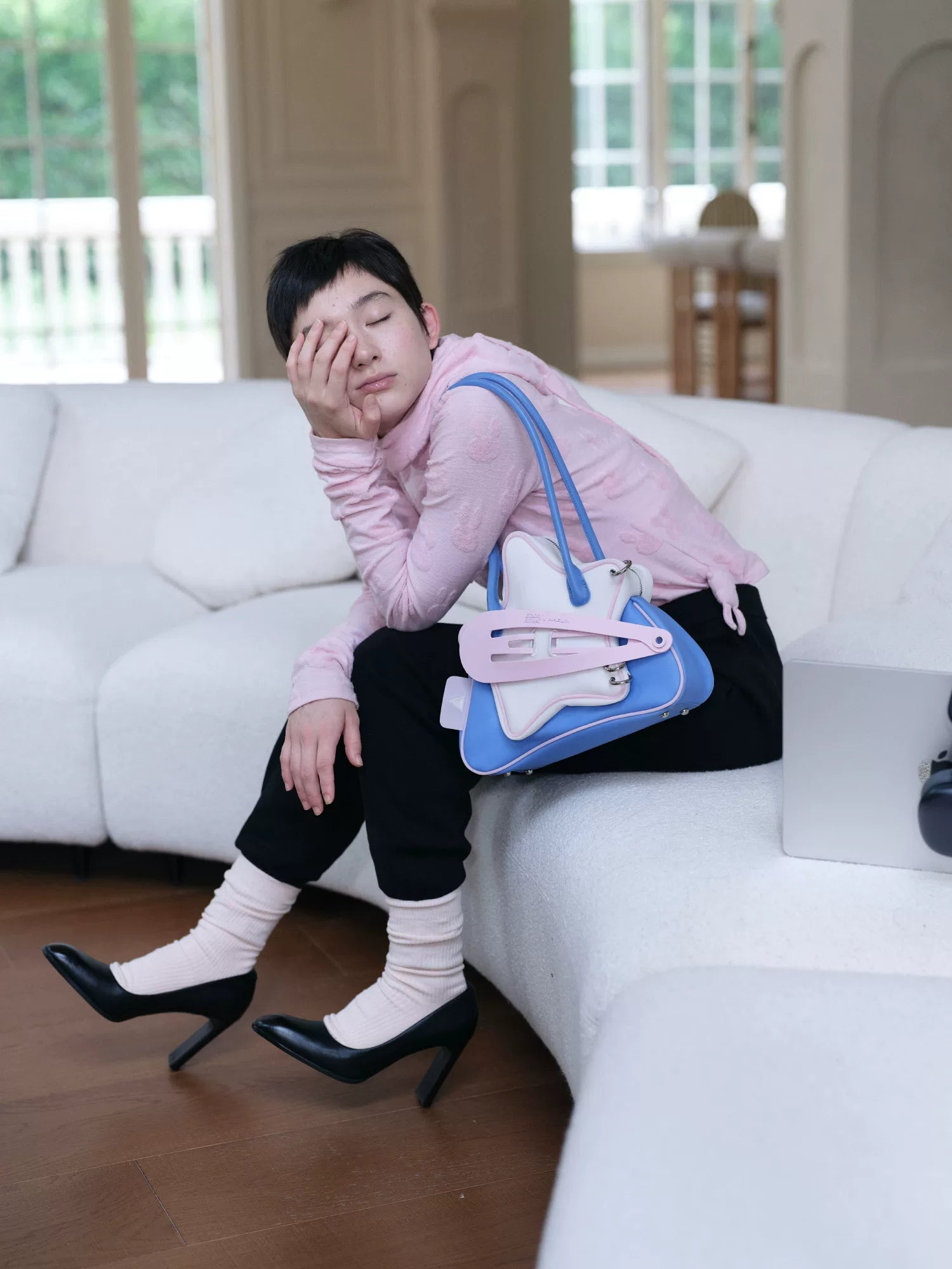 Star Clip Colorblock Shoulder Bag - view 3