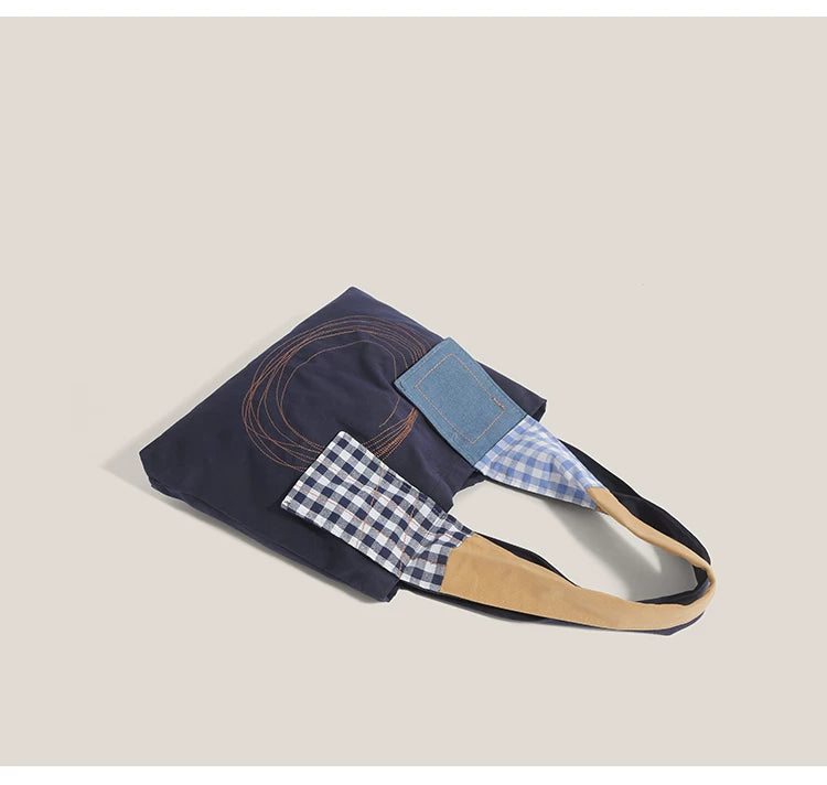 Patchwork Picnic Loop Tote