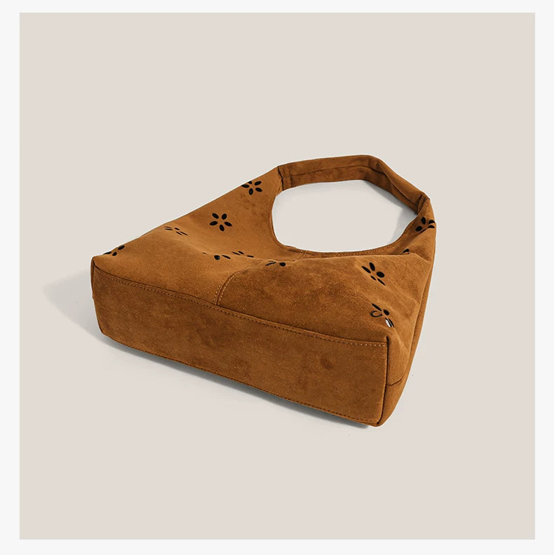 Daisy Cutout Hobo Tote
