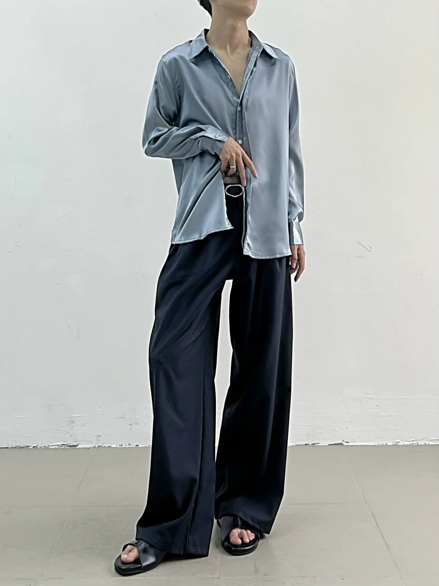 Eclipse Satin Relaxed Shirt