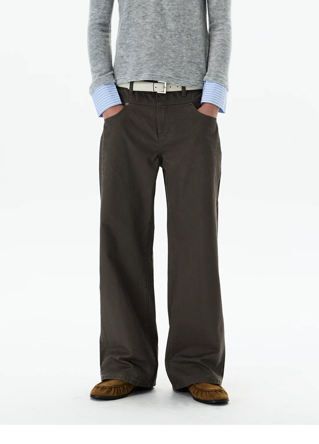 Drape Wide Chino Pants