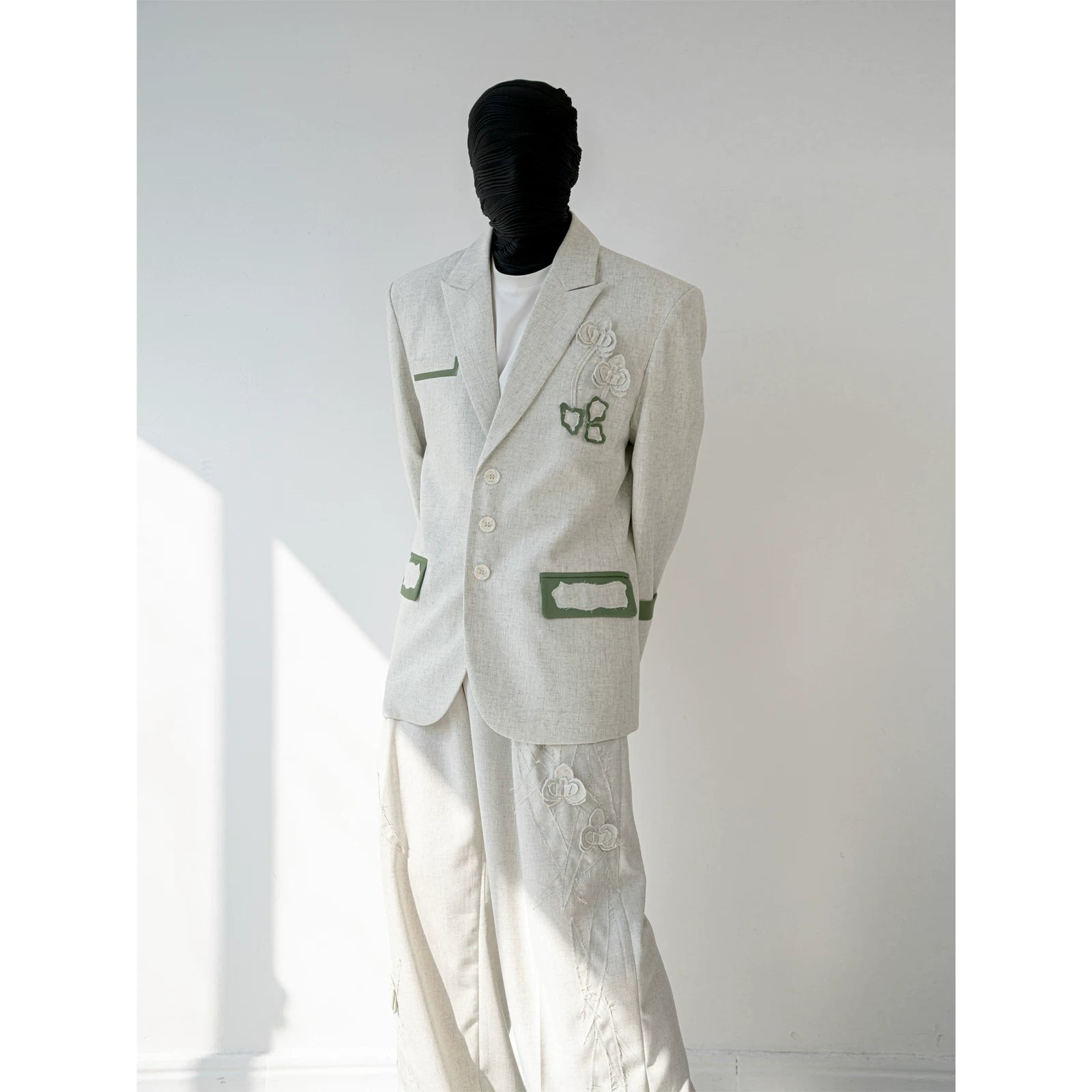 Willow Crest Botanical Trim Blazer