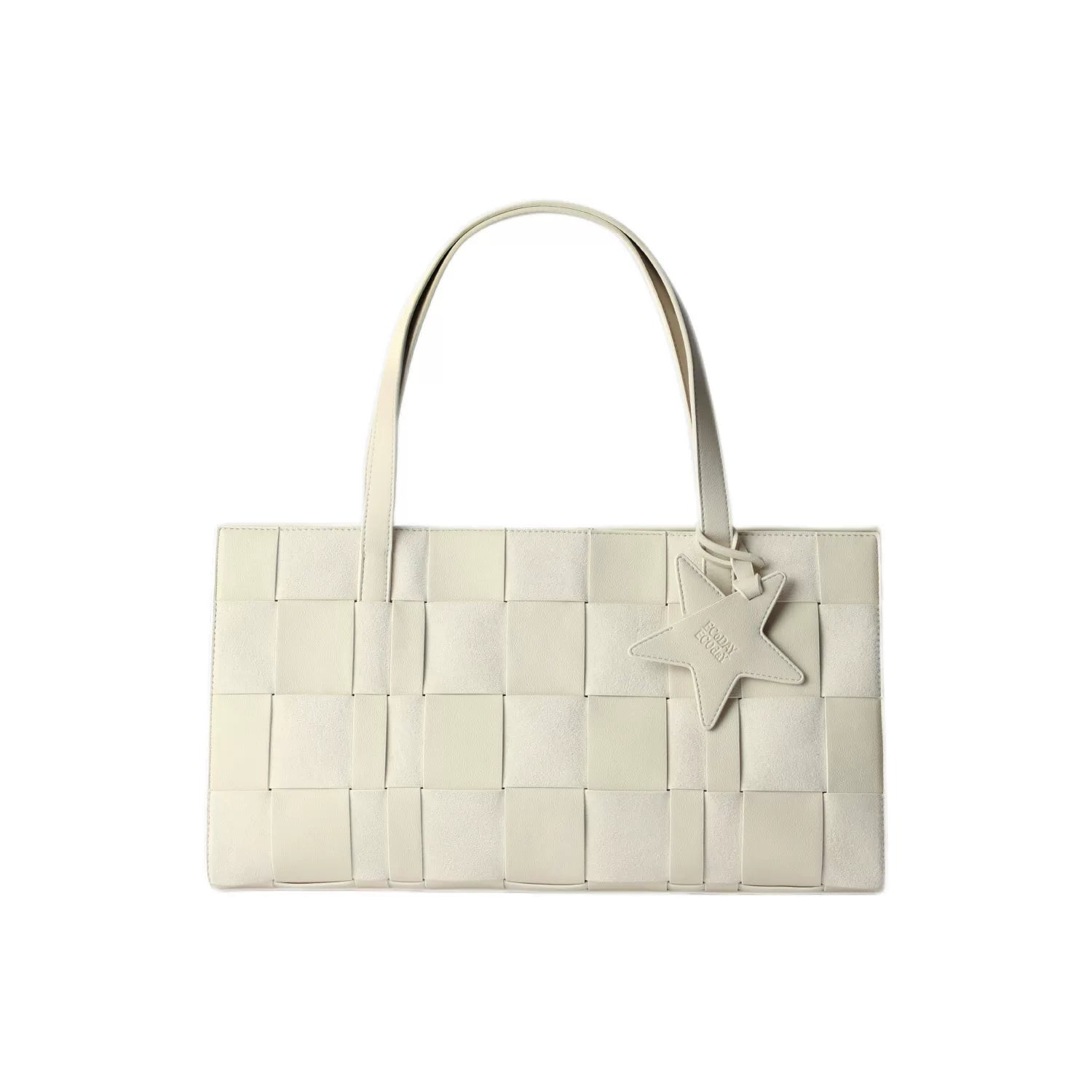 Checkerboard Woven Commuter Tote - view 5