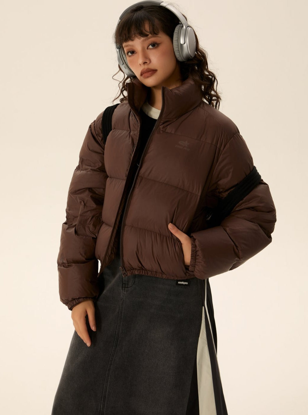 Urban Short Style 90Fil Puffer Jacket - chiclara