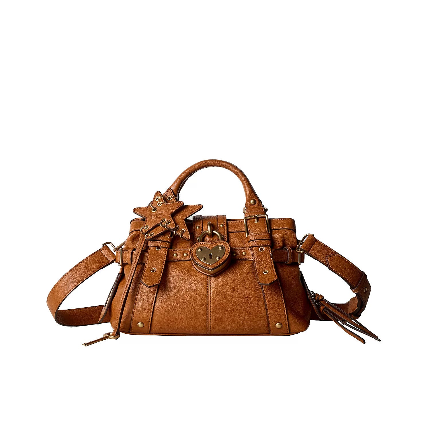 Heart-Lock Belted Satchel - view 5