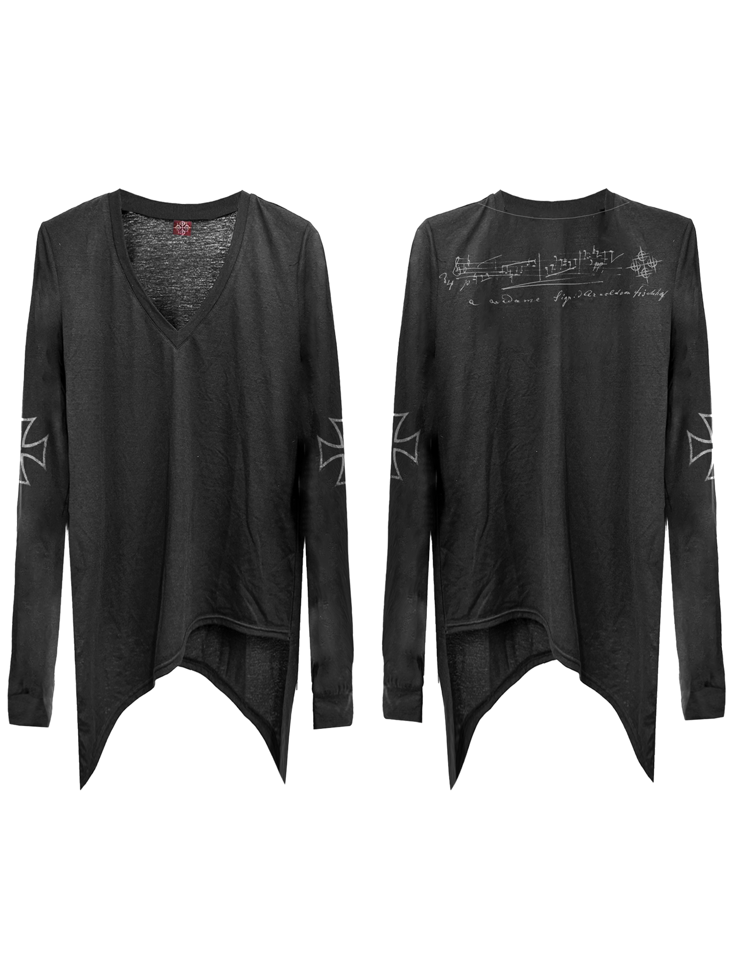 Nocturne Score Asym Hem Longsleeve