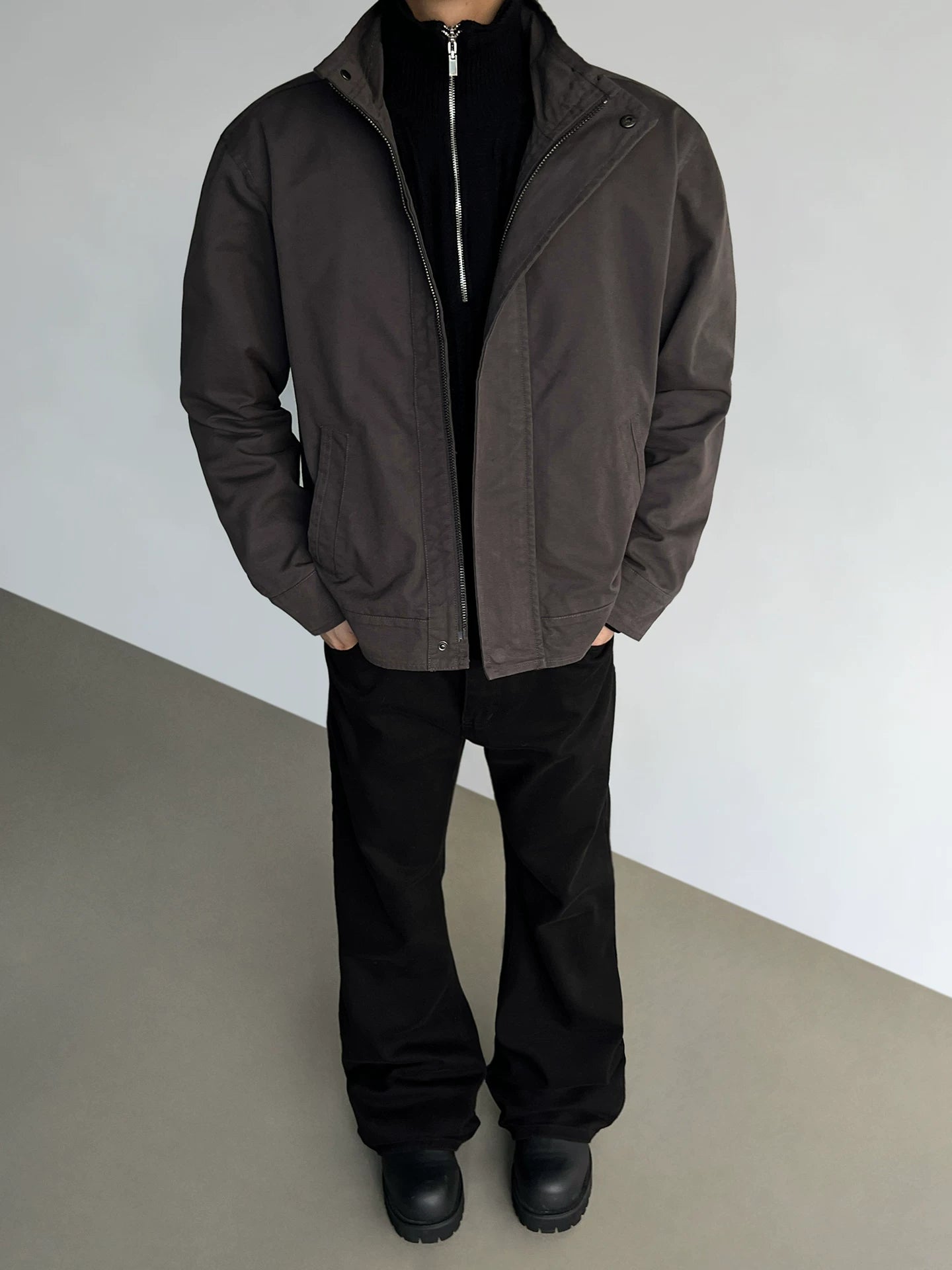 Slatefold Stand Collar Jacket