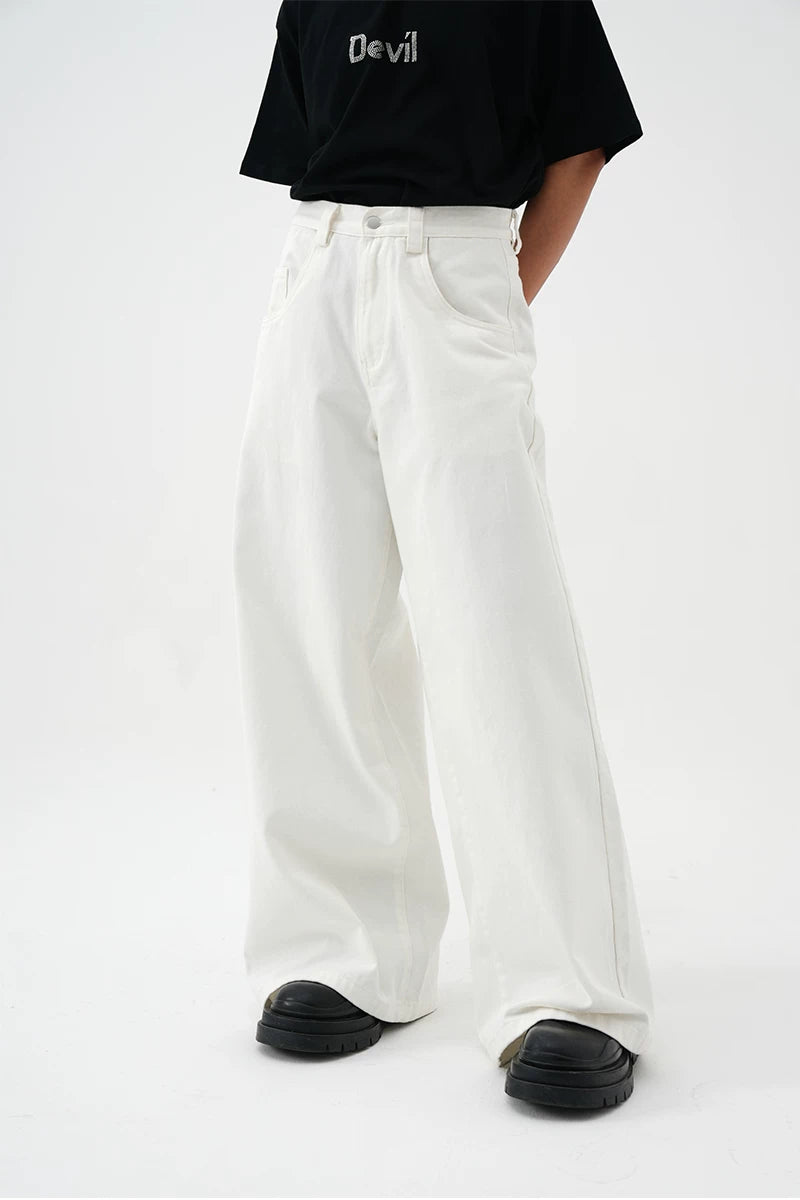 Monolith Ultra Wide-Leg Denim Pants