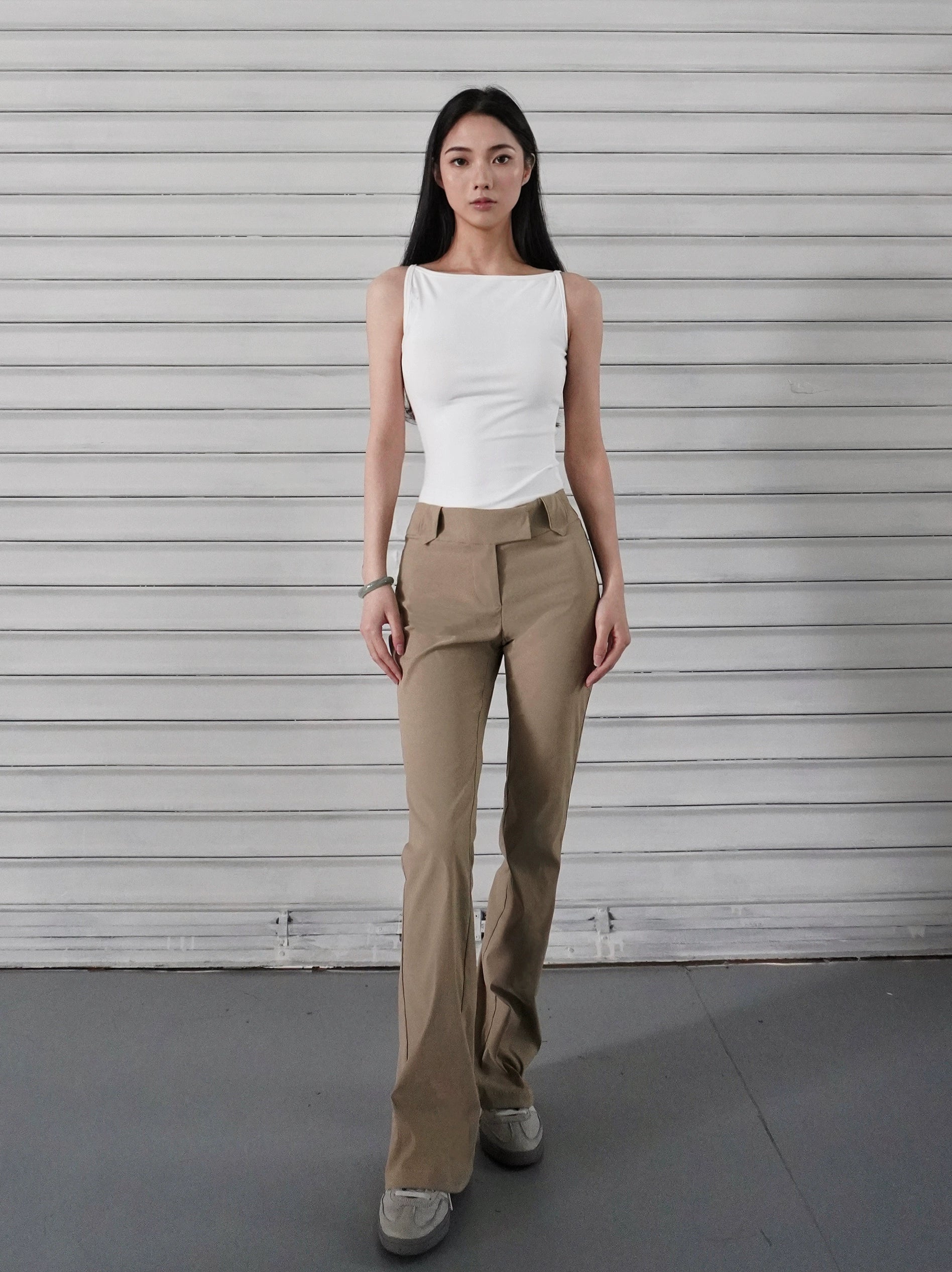 Camisole à épaules déroutantes françaises