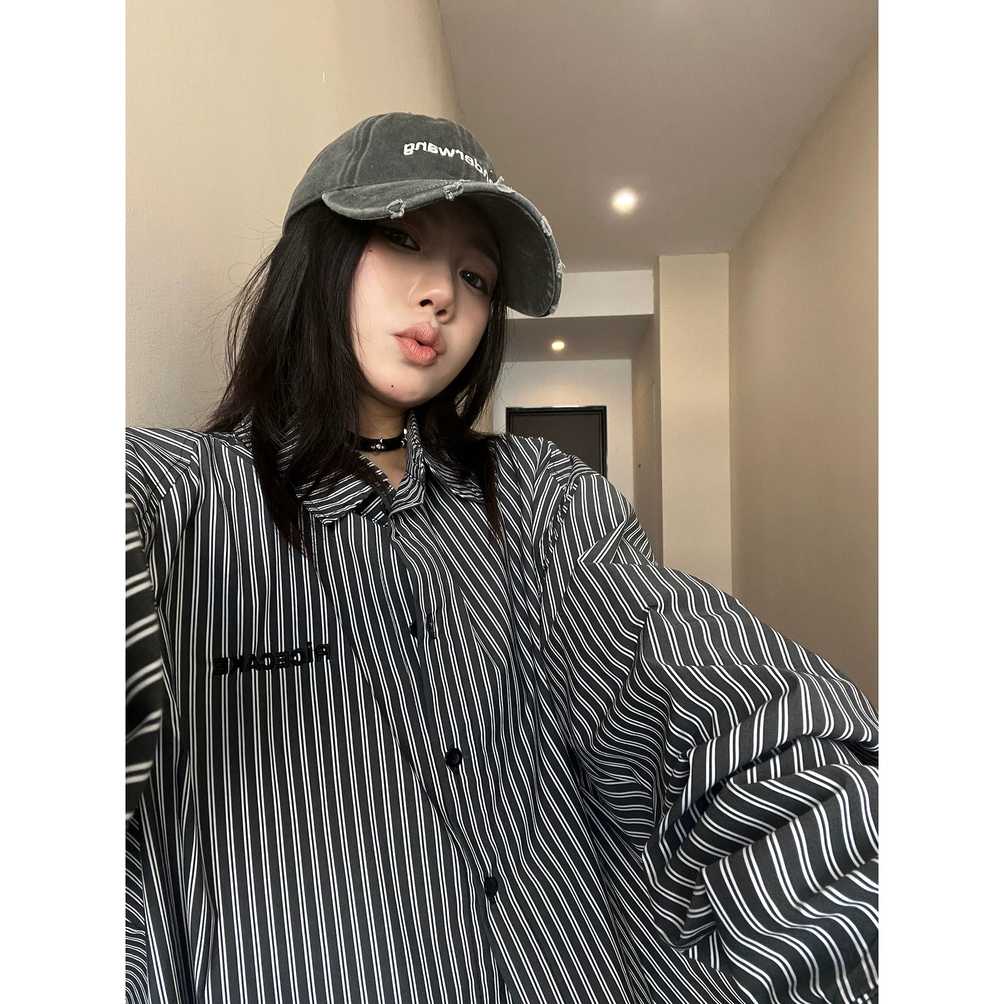 Inkline Oversize Stripe Shirt