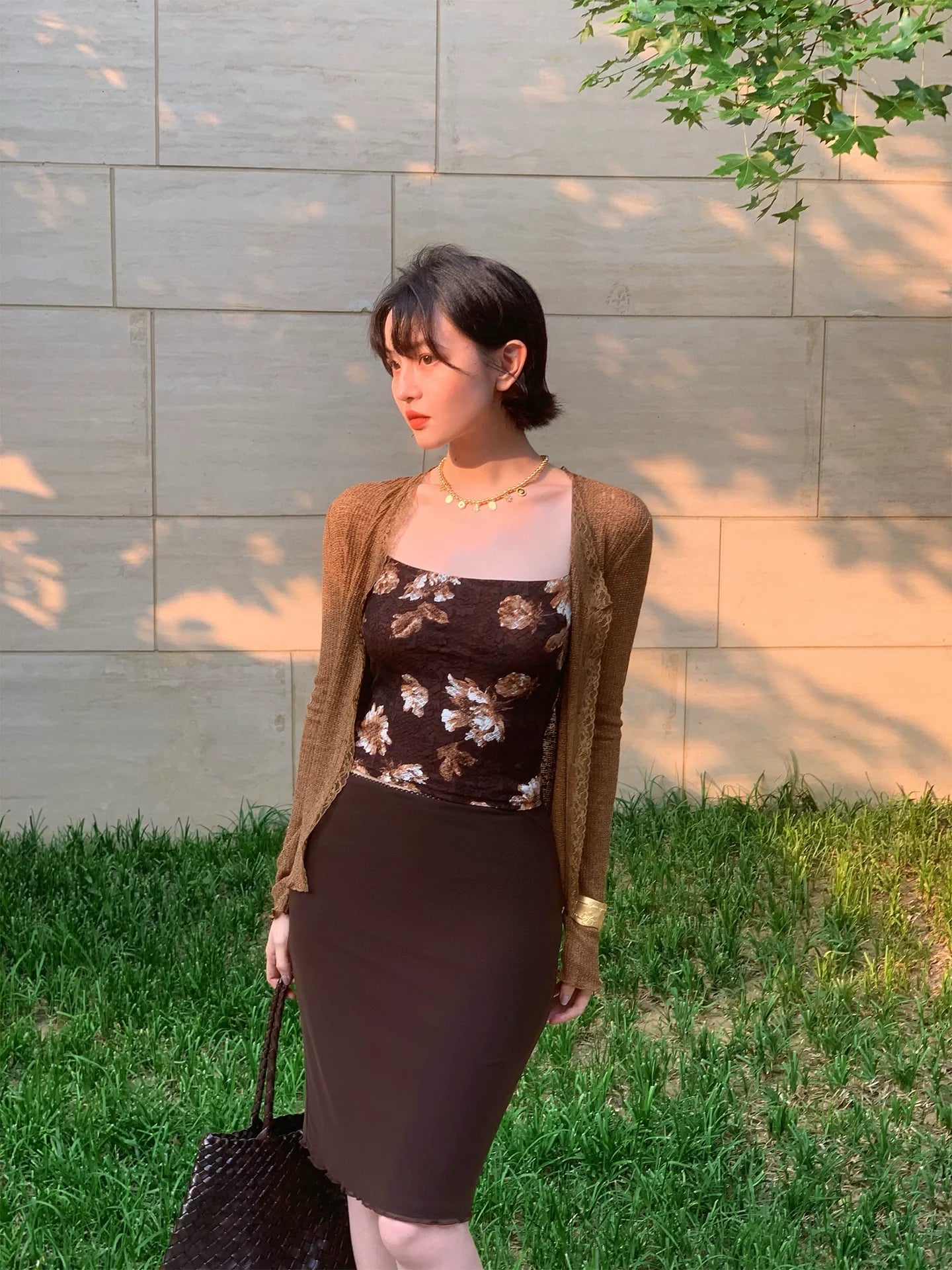 Sheer Button Up Cardigan