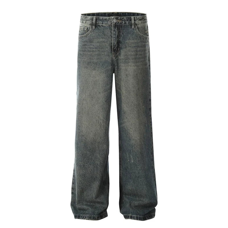 Vintage High Rise Wide -Bein -Jeans