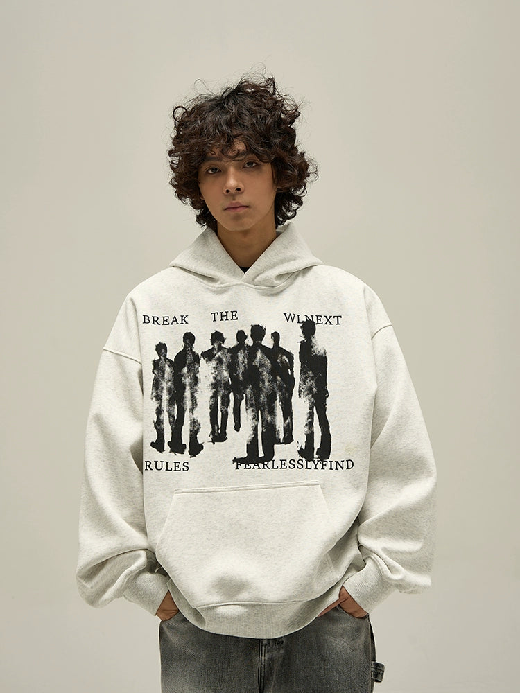 Fearless Graphic Oversized Hoodie
