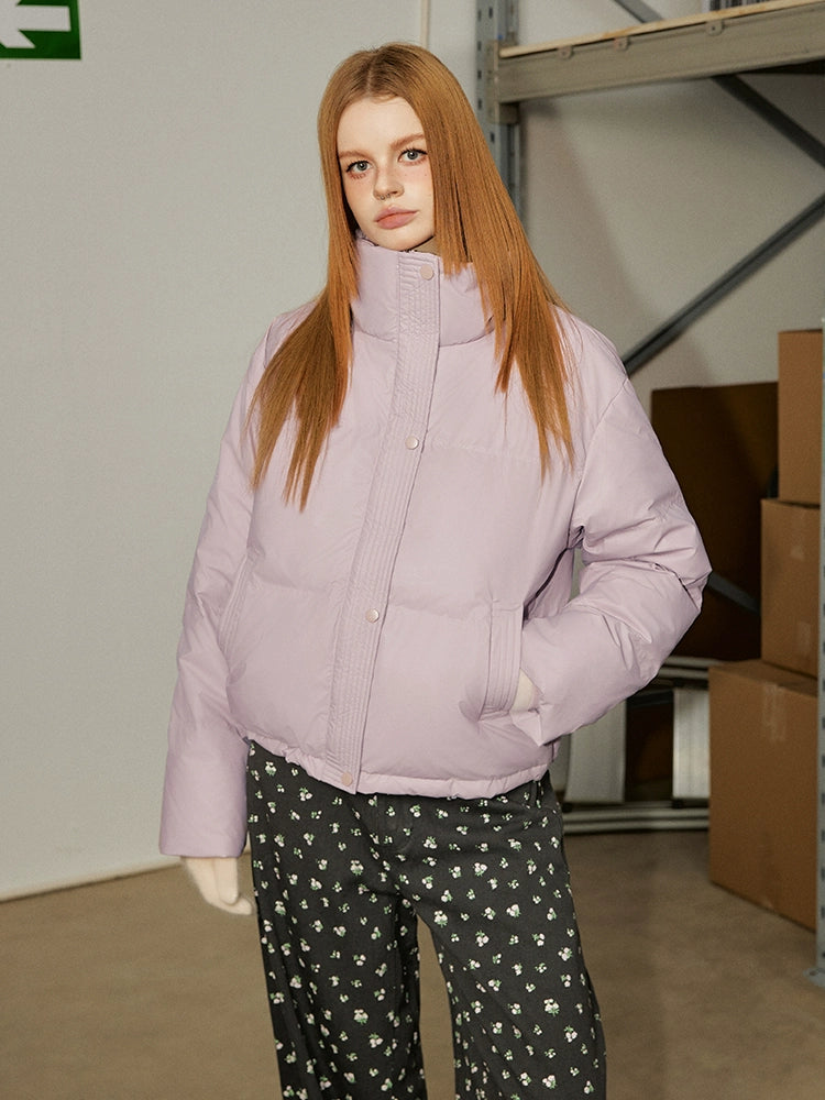 Veste en coton à col courte