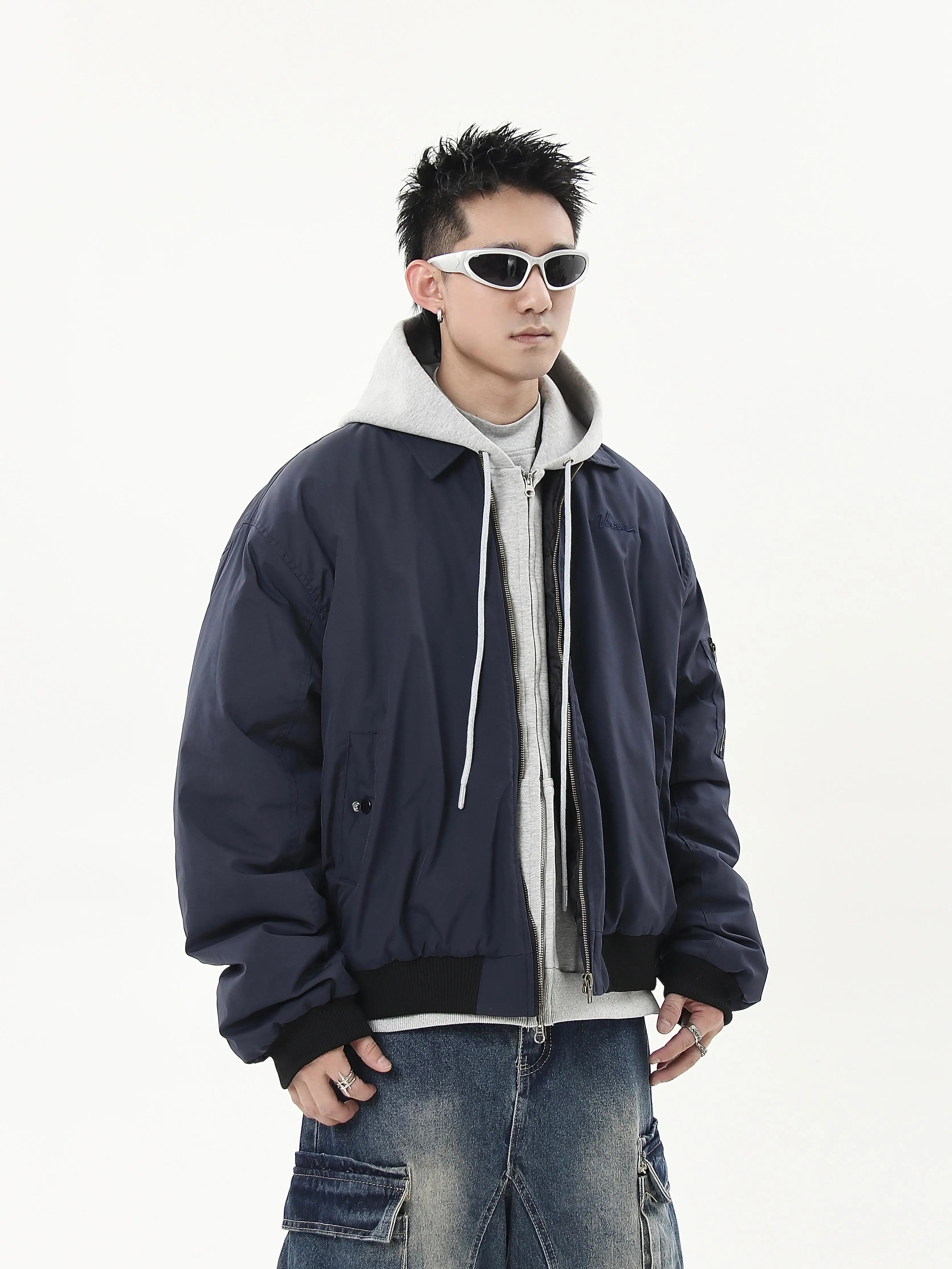 Harborline Ember Zip Bomber Jacket