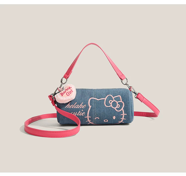 Denim Barbie Kitty Baguette
