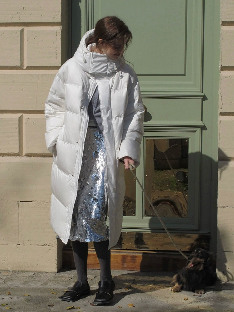 Puffer Coat Longline Jacket
