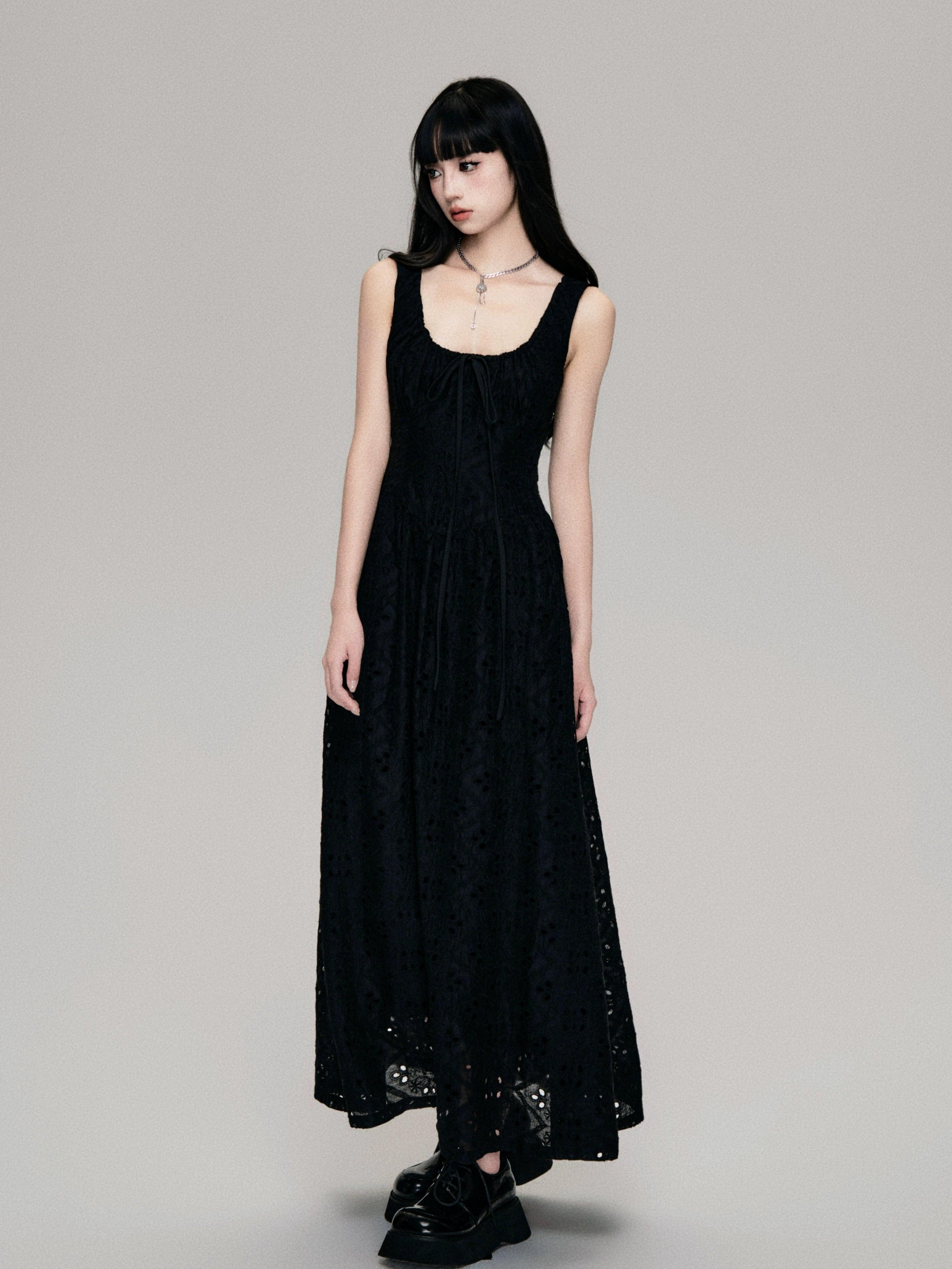 Luluswings Lace Enchantment Maxi Kleid - Frauen romantische Spitzenkleid in voller Länge in voller Länge