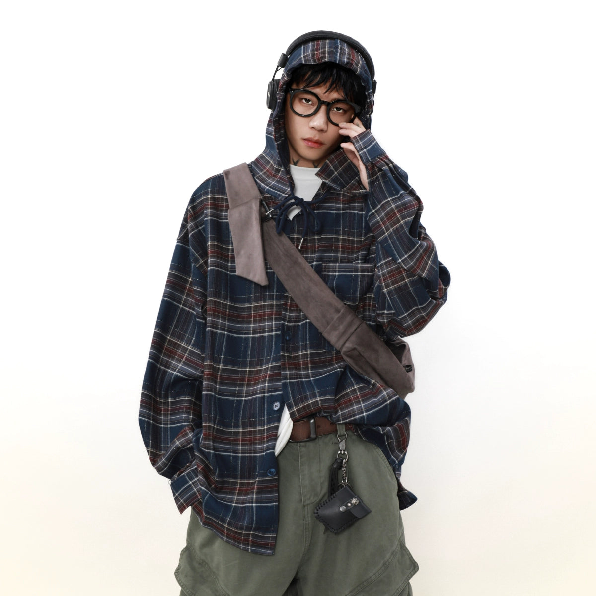 Midnight Scout Hooded Check Shirt