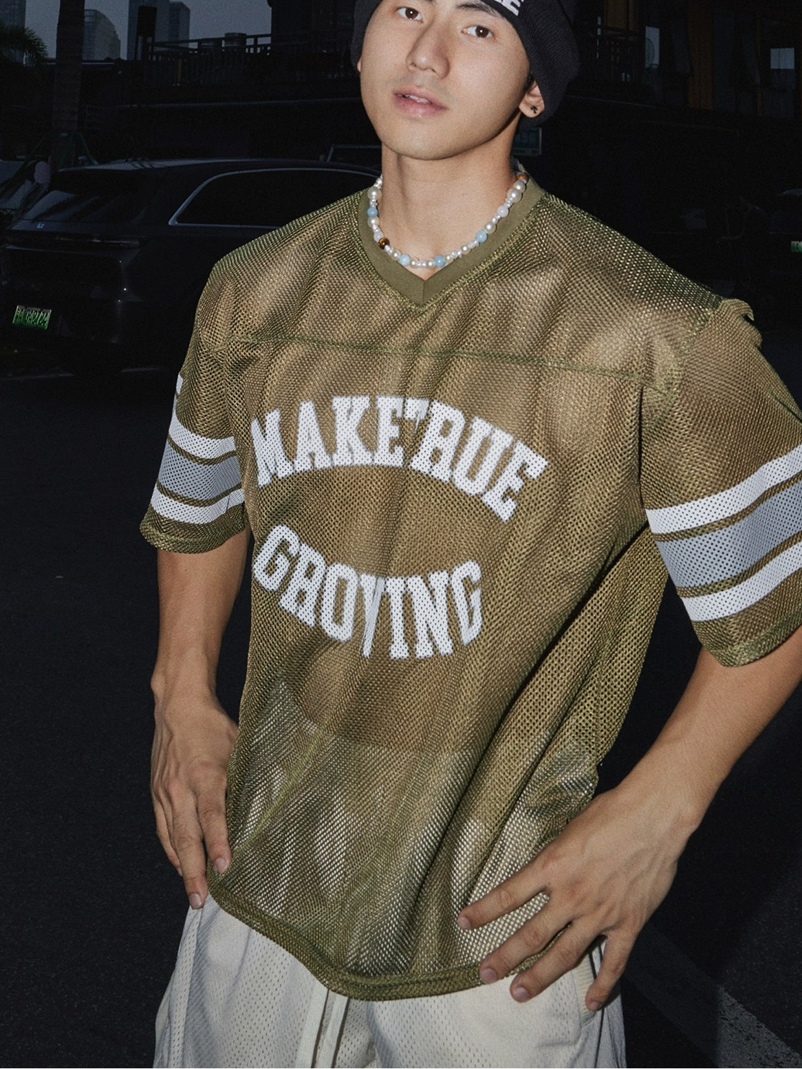 MakeTrue Mesh Varsity Tee