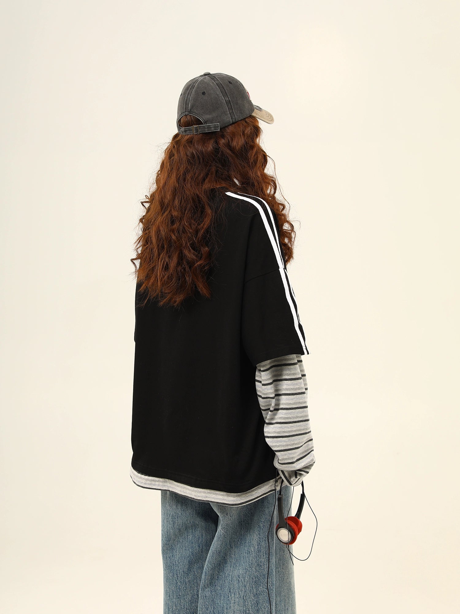 Retro Varsity Layered Street Tee