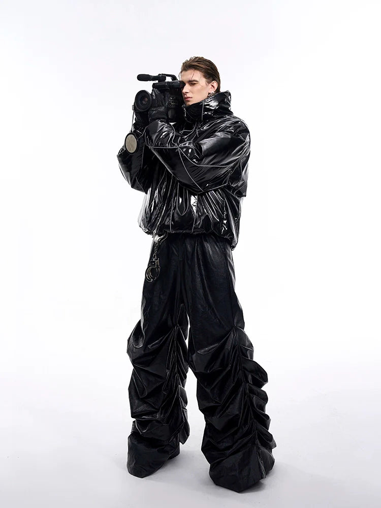 Glossy Puffer Jacket