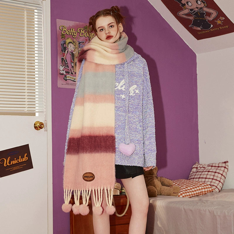 Écharpe colorée de la dopamine