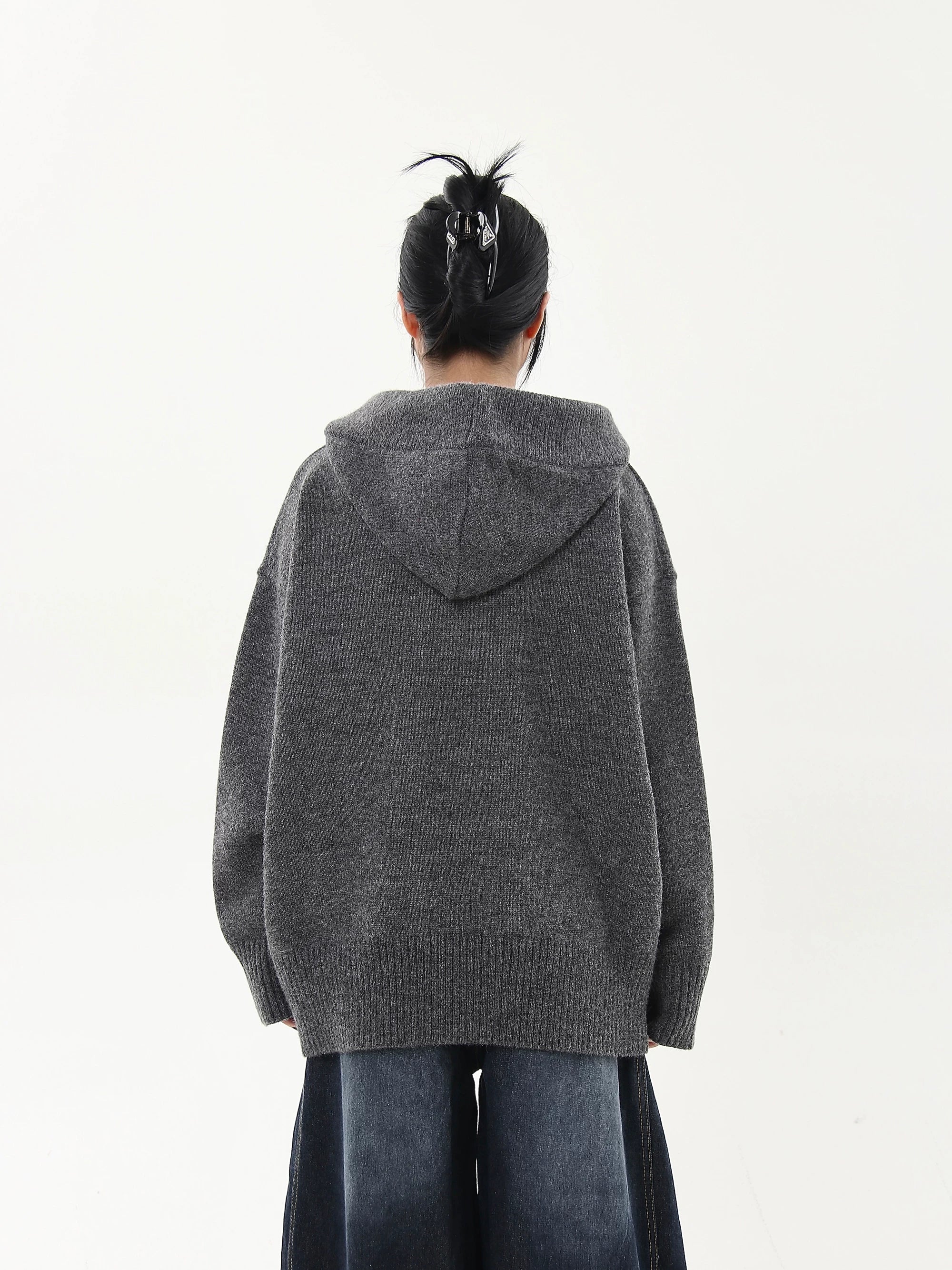 Ash Knit Relay Hoodie Sweater