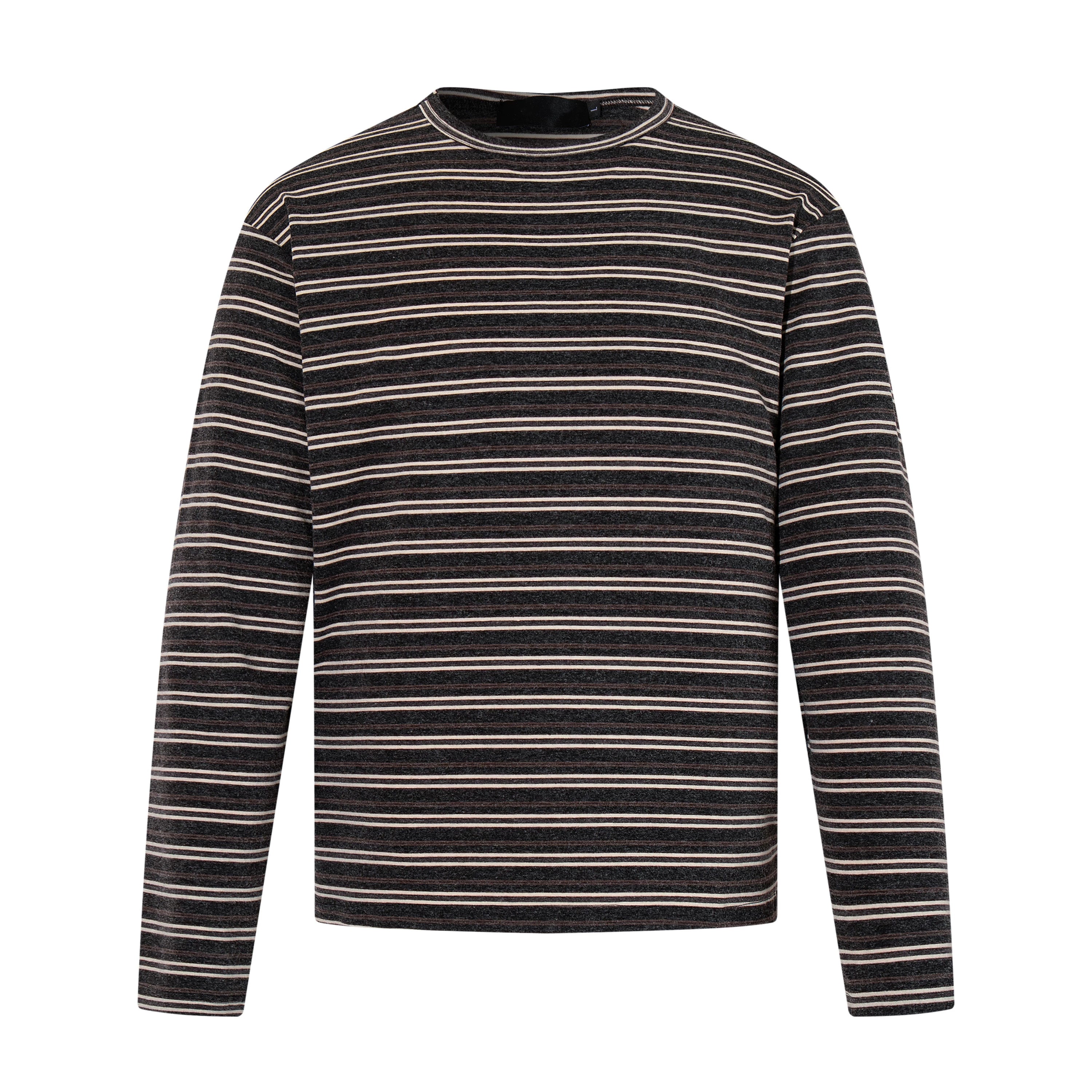 Strata Stripe Long‑Sleeve Tee