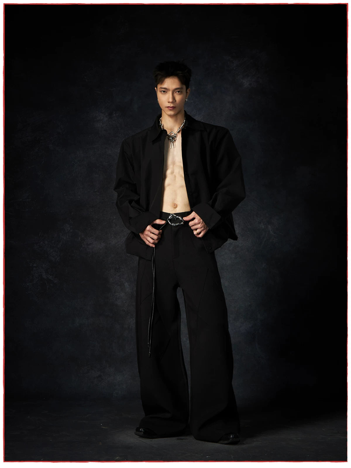 Current Draped Poplin Shirt