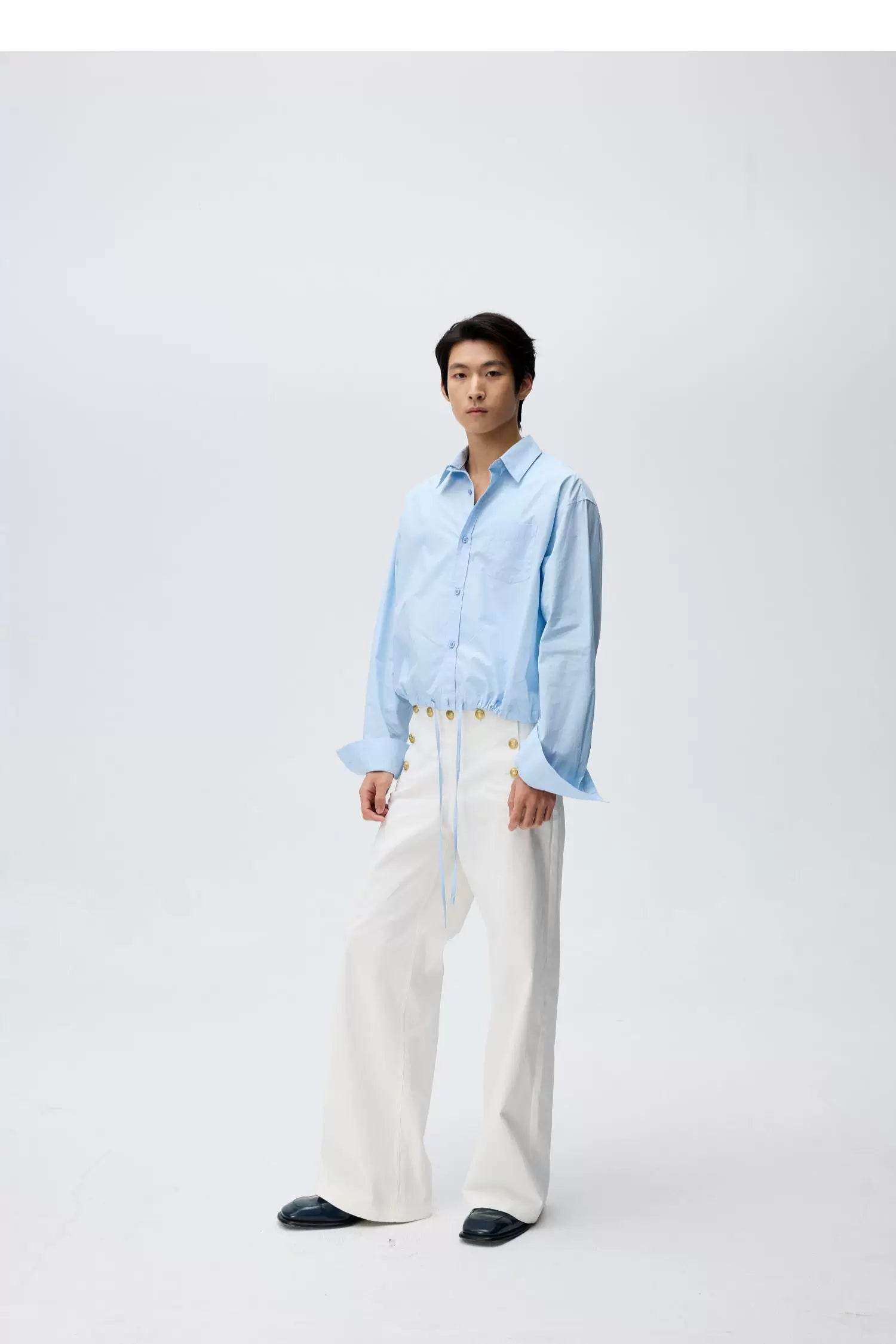 Harbor Mariner Wide‑Leg Trousers