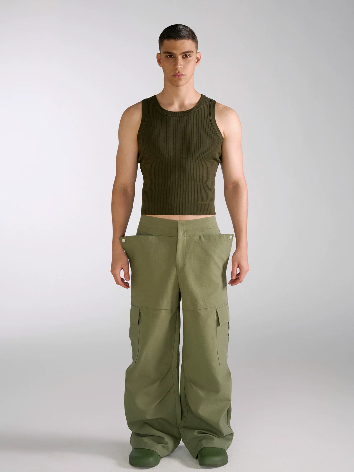 Silverline Ribbed Knit Tank Top