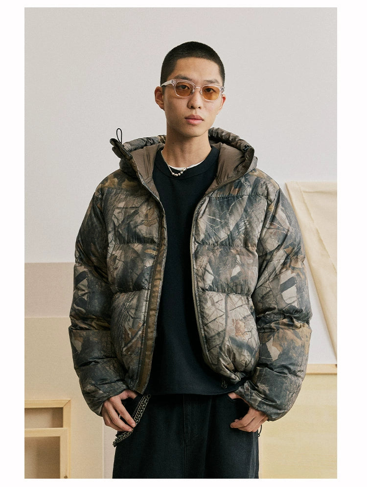 Retro Hooded Puffer Jacket