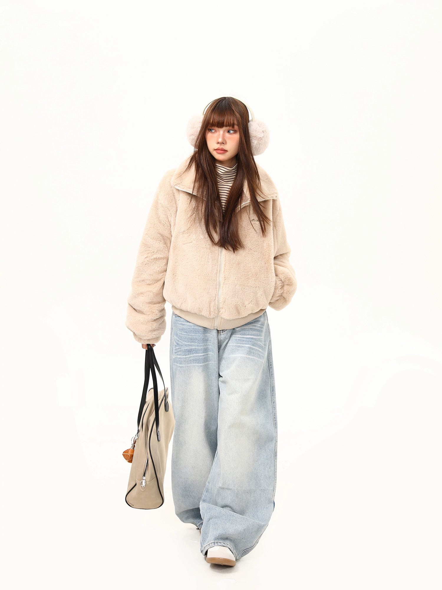 Marshmallow Cloud Fleece Zip Jacket